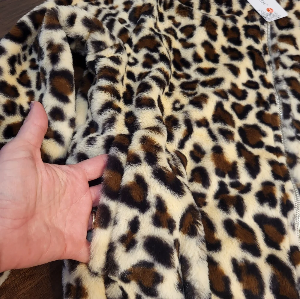 Women's Mirol Animal Print Bomber Jacket Mobwife Large